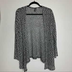 H&M lightweight cardigan black and white